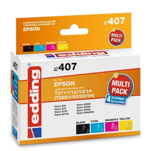 Tintenpatrone MultiPack Bk,C,M,Y