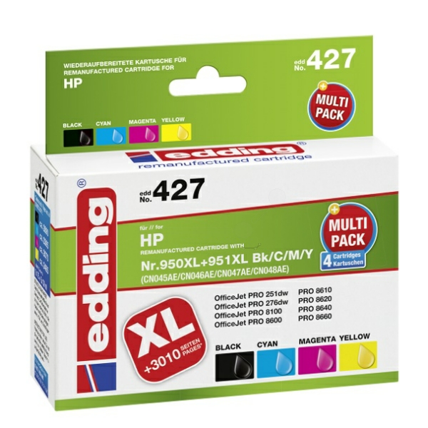 Tintenpatrone MultiPack Bk,C,M,Y