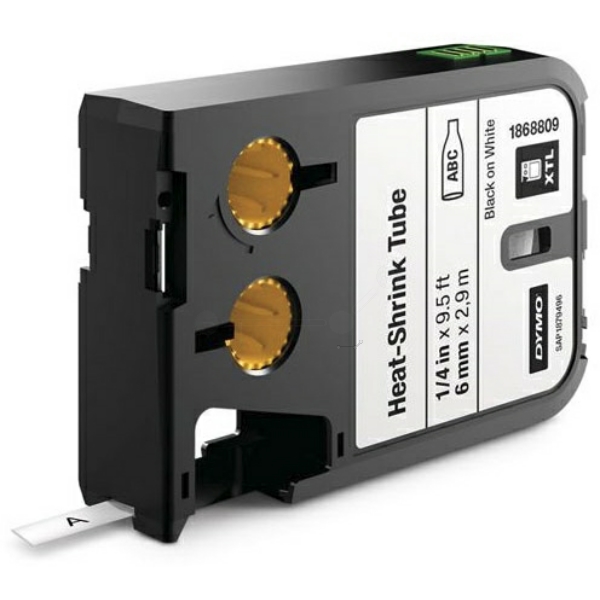 Schrumpfschlauch schwarz auf weiss