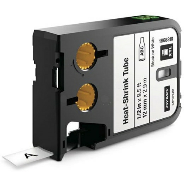 Schrumpfschlauch schwarz auf weiss